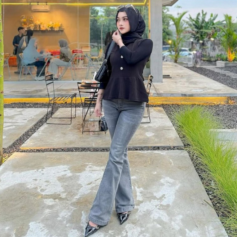 R&B_1996 Celana Jeans Wanita Kekinian Celana Jeans Wanita Celana Jeans Wanita High Waist Jeans