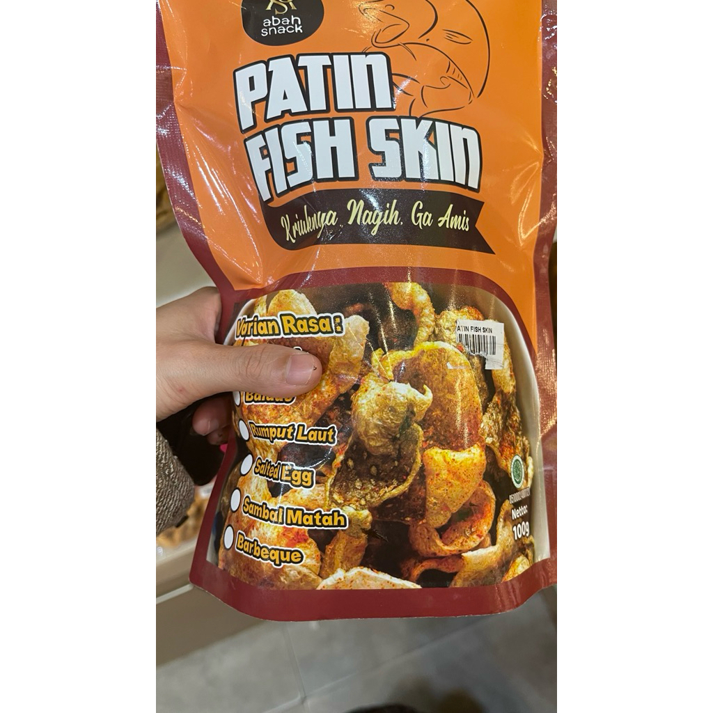 

keripik kulit ikan patin