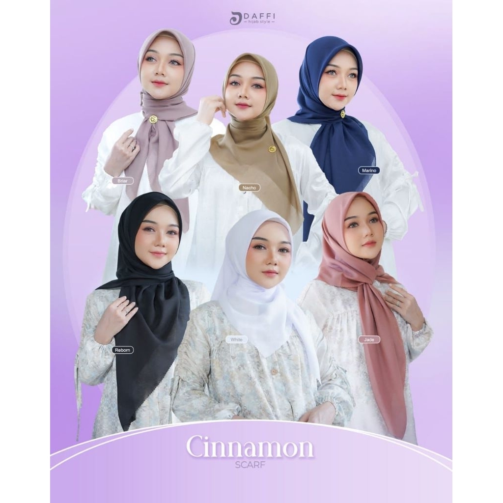 Hijab Voal | Cinnamon scarf daffi hijab | Jilbab segi empat