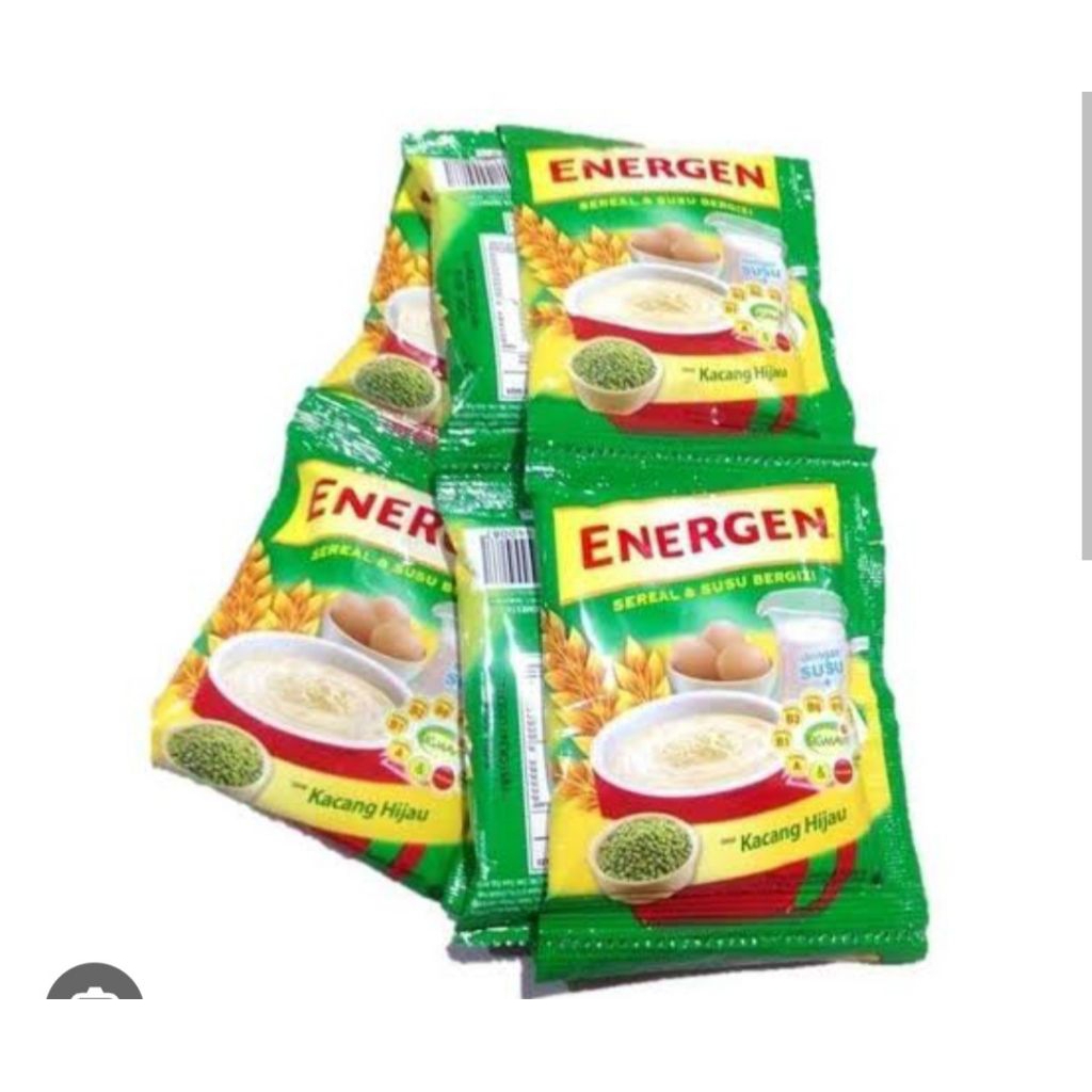 

Energen Sereal Rasa Kacang Hijau Kemasan Sachet Renceng isi 10 Pcs