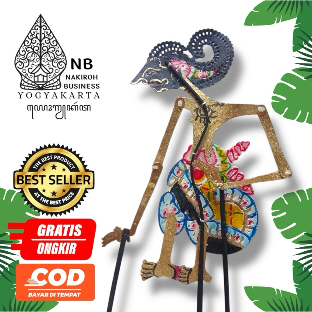 NAKIROHBUSINESS Wayang Kulit Asli Karakter Arjuna / Wayang Kulit Arjuna