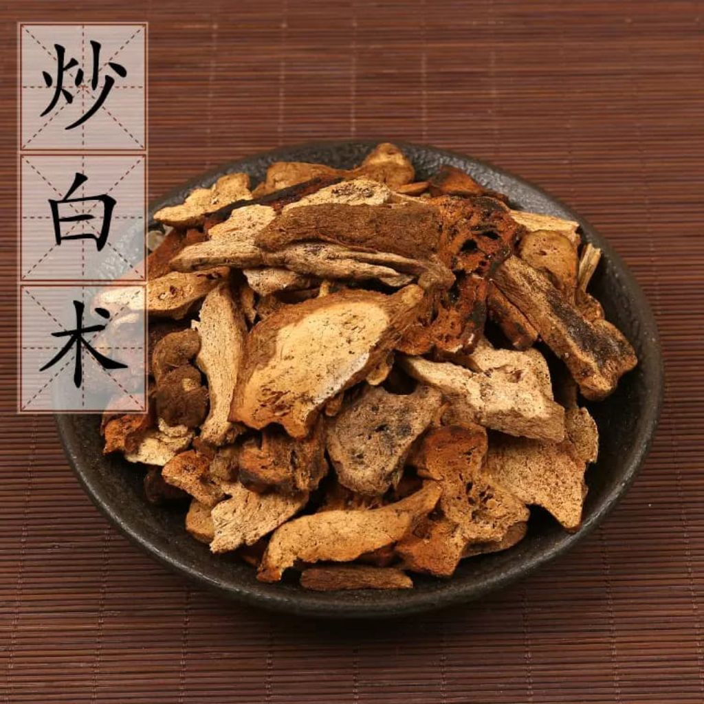 

Chao Cang Zhu Pian/炒苍术片/Atractylodes chinensis