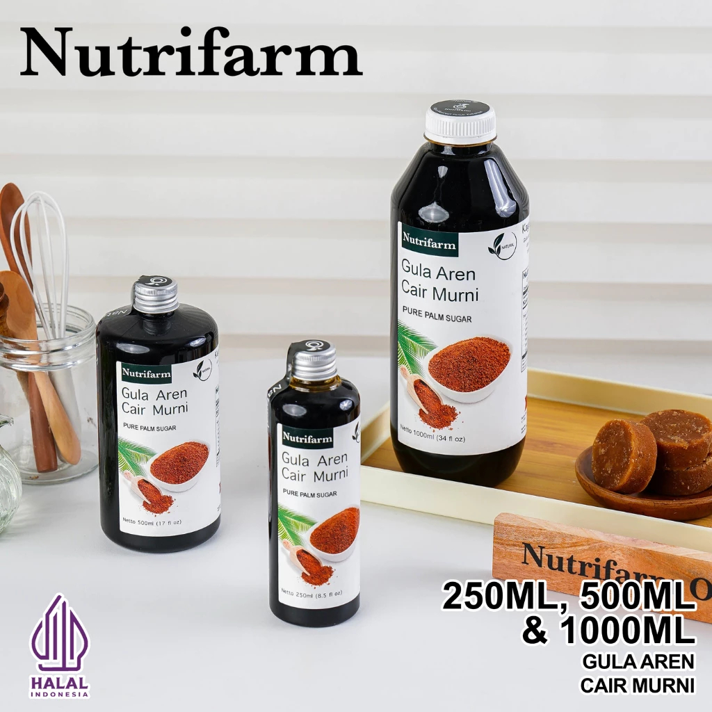 

Nutrifarm Gula Aren Cair 250 mL - 500 mL - 1 L
