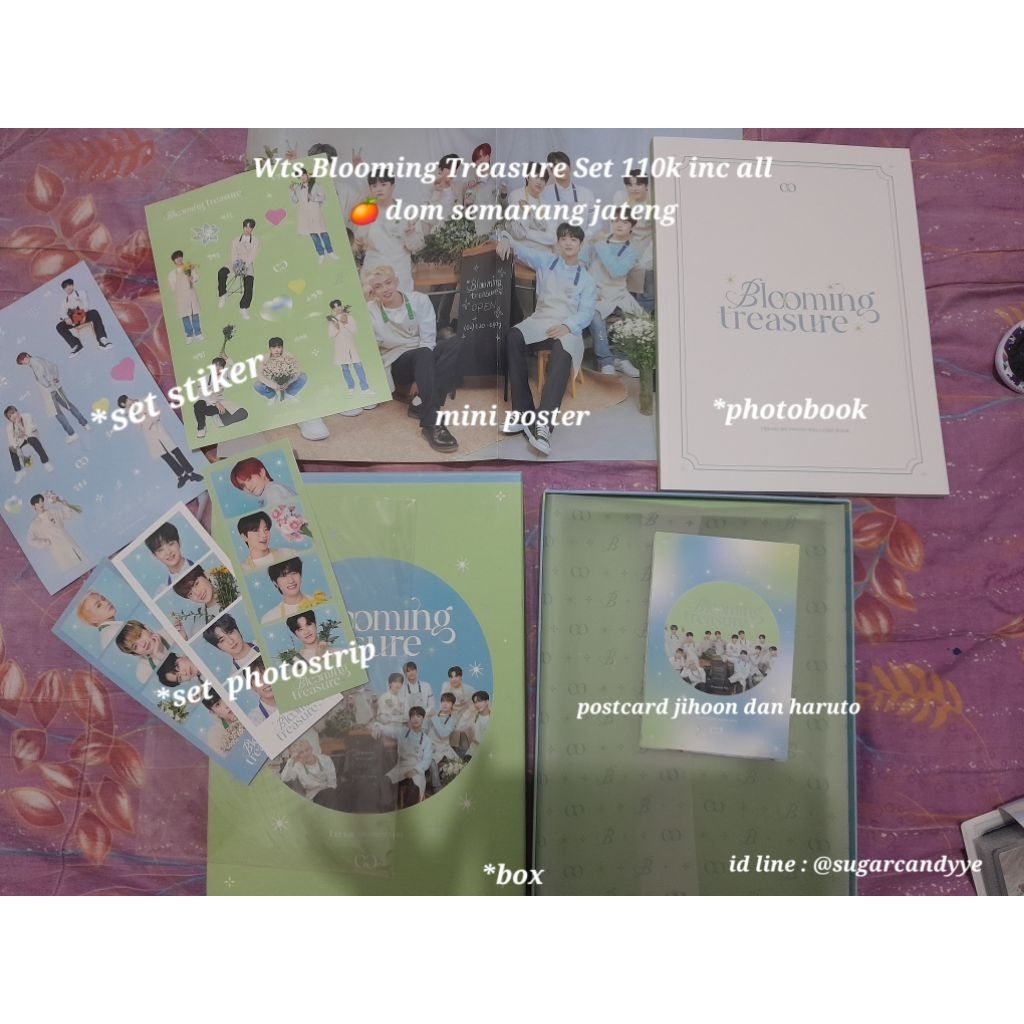 [READY] Blooming Treasuse FULLSET minus PC aja FREE PC DOYOUNG Officiall Album only treasure photobo