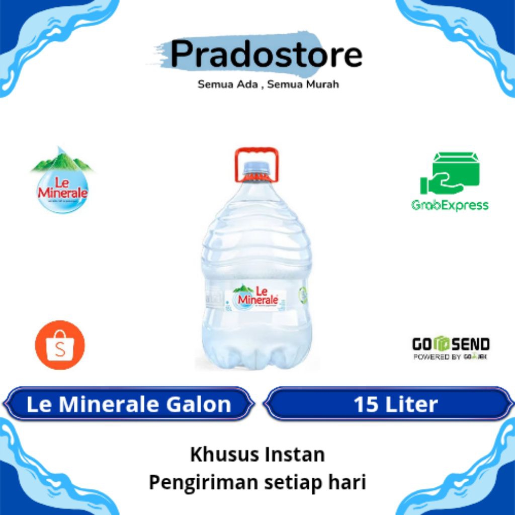 

Le Minerale Air Mineral Dalam Kemasan Galon 15 liter