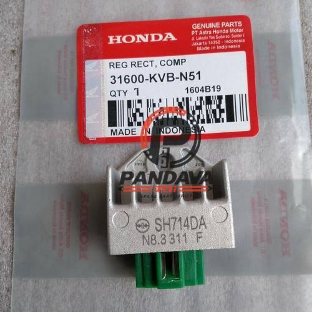 31600-KVB-N51 CIPRUK KIPRUK KIPROK BEAT KARBU KIPROK SCOOPY KARBU KIPROK VARIO KARBU 31600KVBN51 ORI