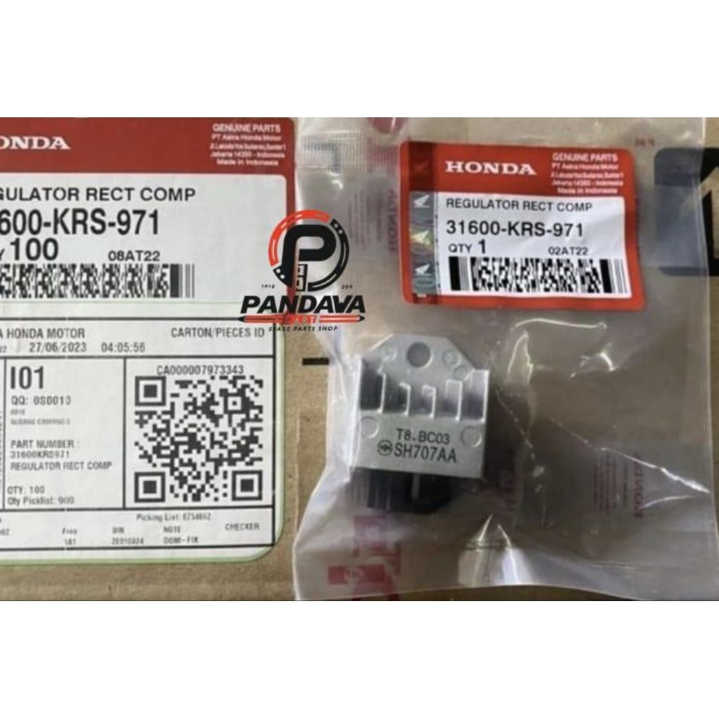 31600-KRS-971 KIPROK REGULATOR KIPRUK CIPRUK KIPROK GRAND KIPROK SUPRA KIPROK LEGENDA KIPROK SUPRA F