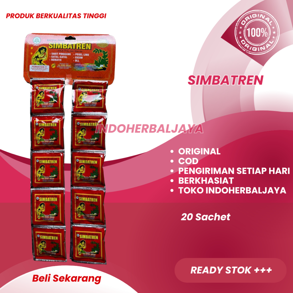 

Simbatren Kapsul Original 20 Sachet