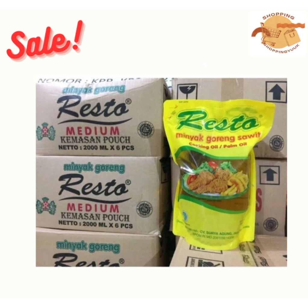 

Resto Minyak Goreng 2 Liter (6 pcs/karton)