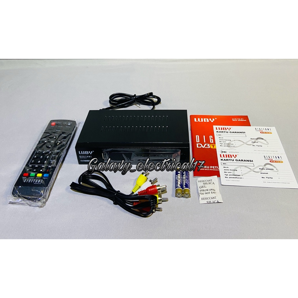 Set Top Box Luby TV Digital Luby - DVB T2 01/ DVB T2 02