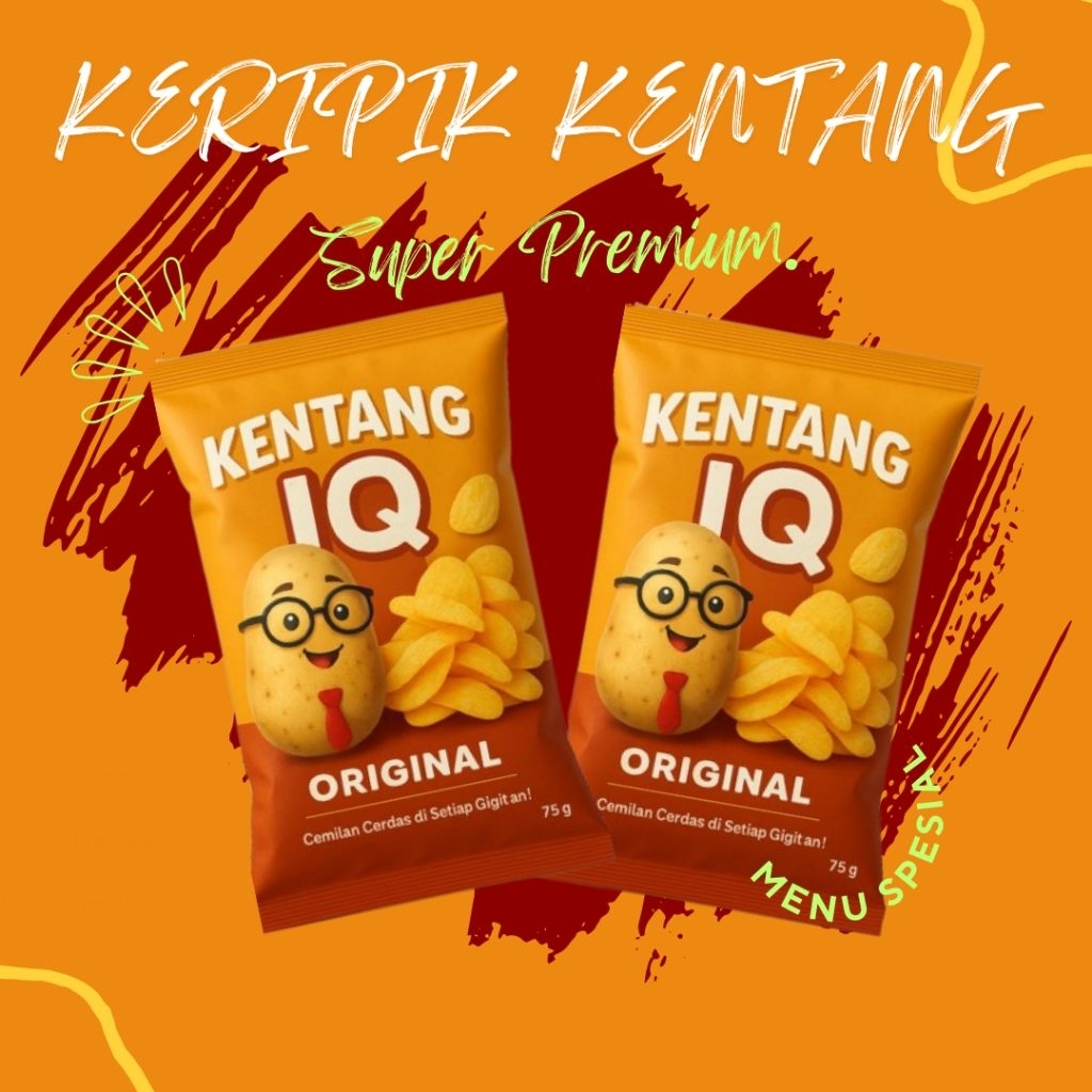 

Keripik Kentang Rasa Original Renyah Gurih Asli 75g - Snack Kentang Premium
