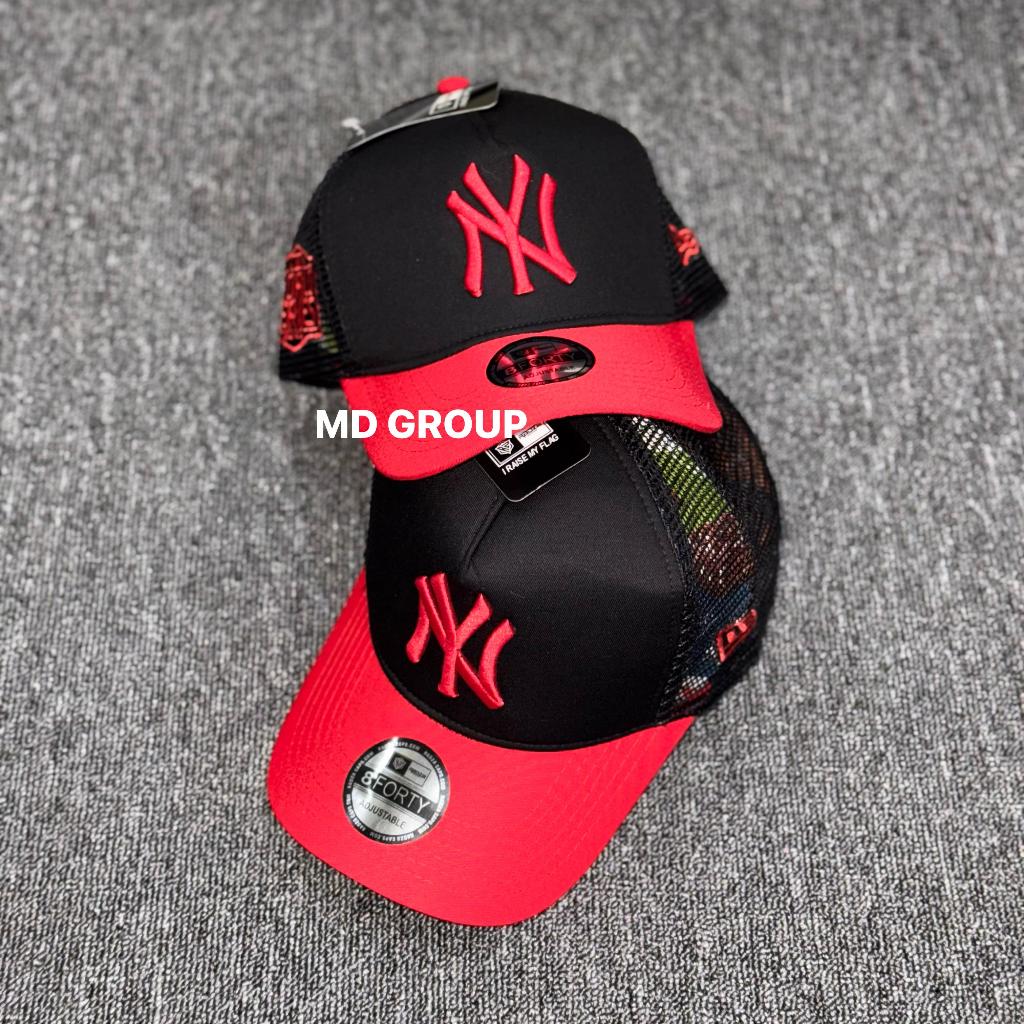 UNI DENAI STORE-TOPI JARING TERBARU CAPS NY HITAM MERAH TERLARIS 2025 HIGH QUALITY (COD)
