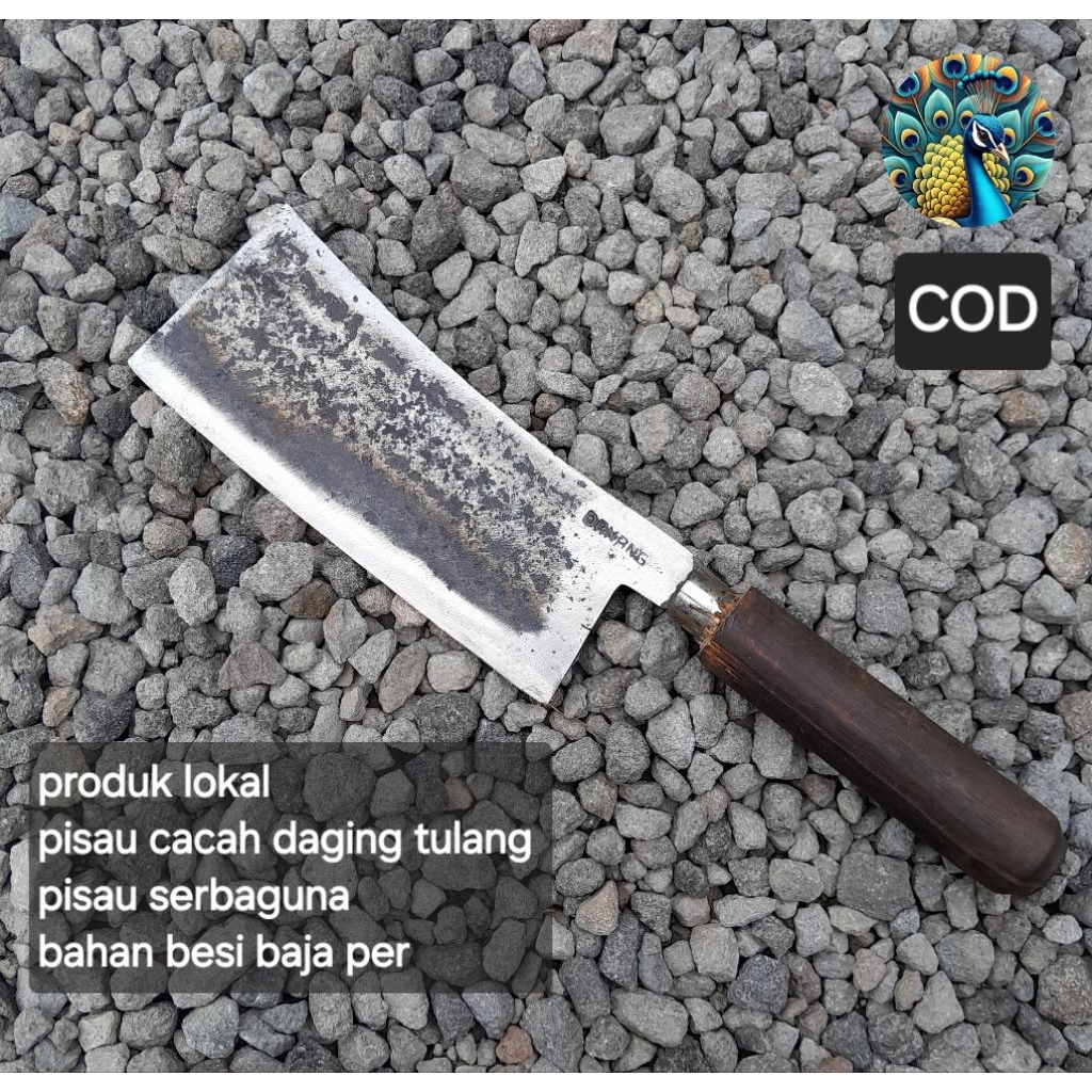 pisau cacah daging tulang. pisau cingcang danging tulang pisau potong daging. pisau serbaguna.