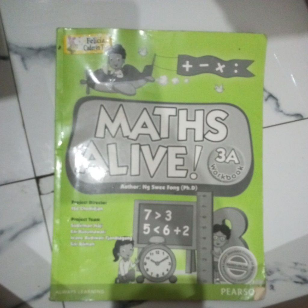 maths alive 3A workbook