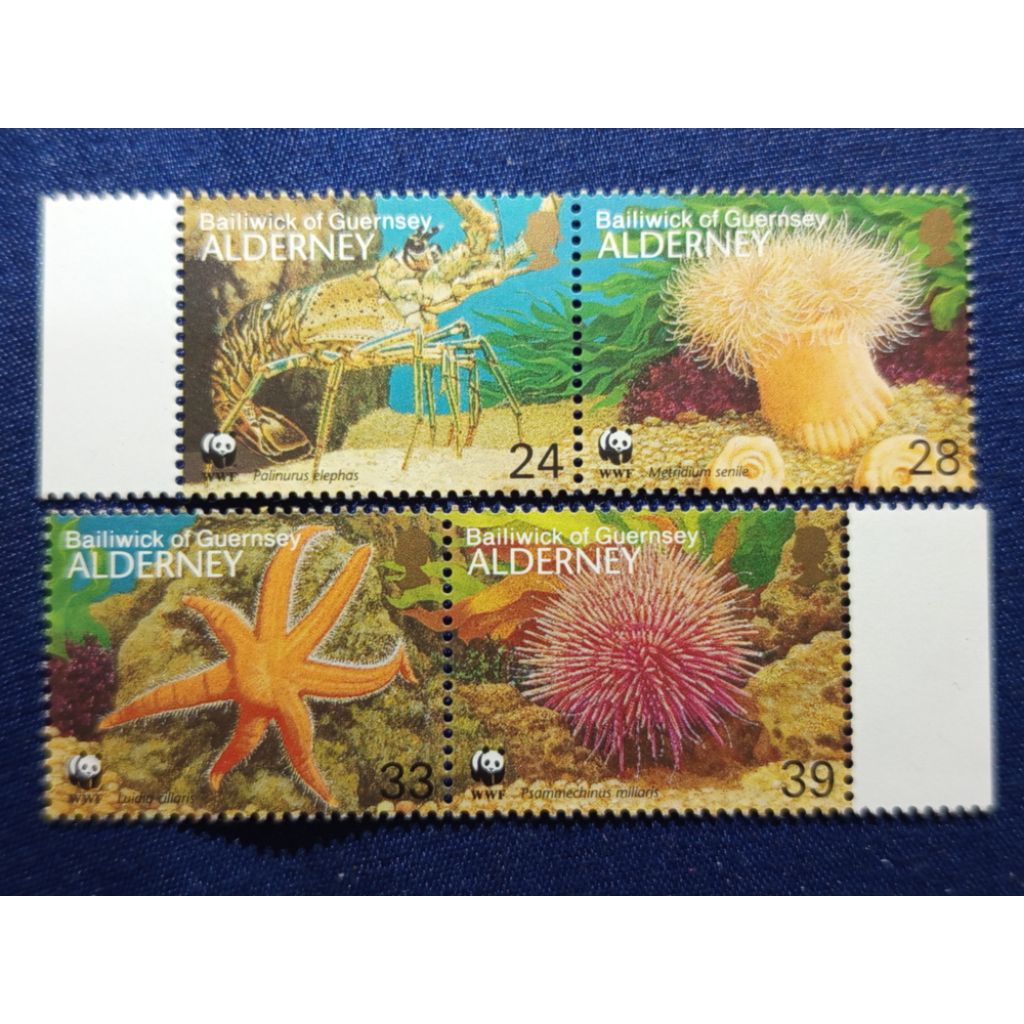 

Prangko Wwf Alderney Bailwick Of Guernsey (Lengkap Set Mint)