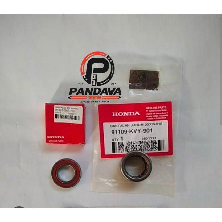 91109-KVY-901 - 91002-GA7-702 KLAHAR LAHER LAHAR BEARING BAMBU SET PULLY HONDA BEAT SCOOPY VARIO KAR