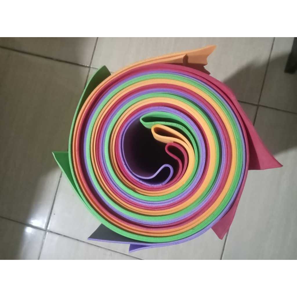 LEMBARAN SPON EVA TEBAL 5mm ukuran 30cm x 200cm busa ati