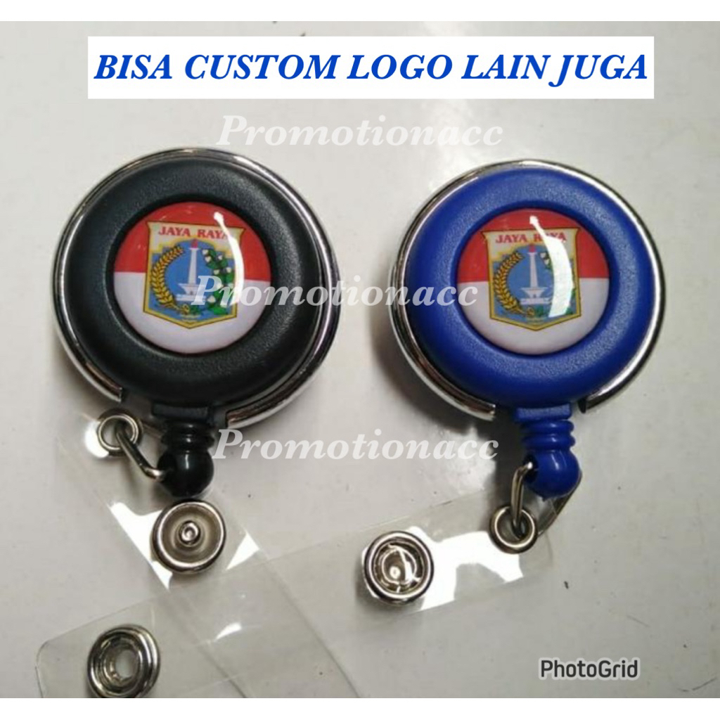 

Yoyo Putar Logo DKI JAYA RAYA - Gantungan Yoyo ID Card Name Tag DKI JAYA RAYA / Yoyo Swing / Yoyo List Besi Chrome DKI JAYA RAYA Bisa Custom Logo Suka-Suka Satuan PREMIUM