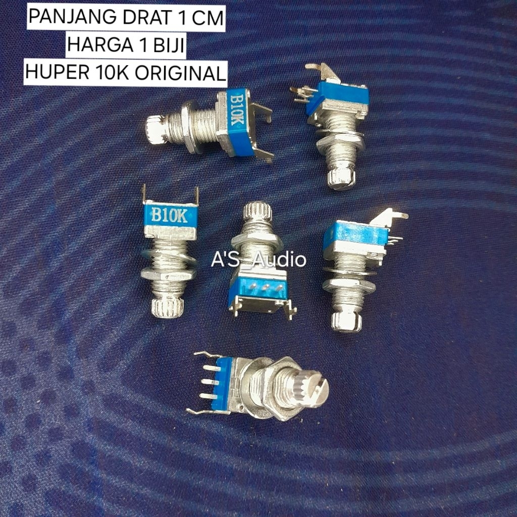 POTENSIO HUPER 10K DRAT PANJANG ORIGINAL 1PCS