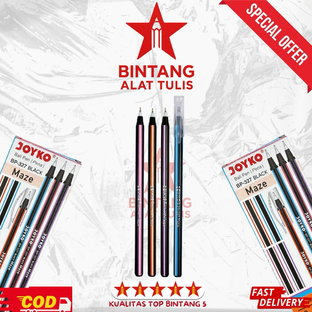 

[PACK] Pulpen Joyko BP-327 Maze 0.7mm