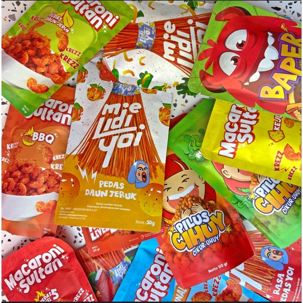 

Cekelin paket bundling 6 pcs semua varian produk &rasa...@50gr