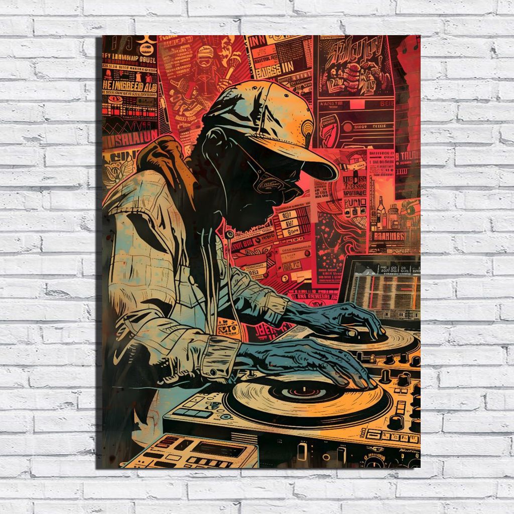 Poster Art Musik Dj