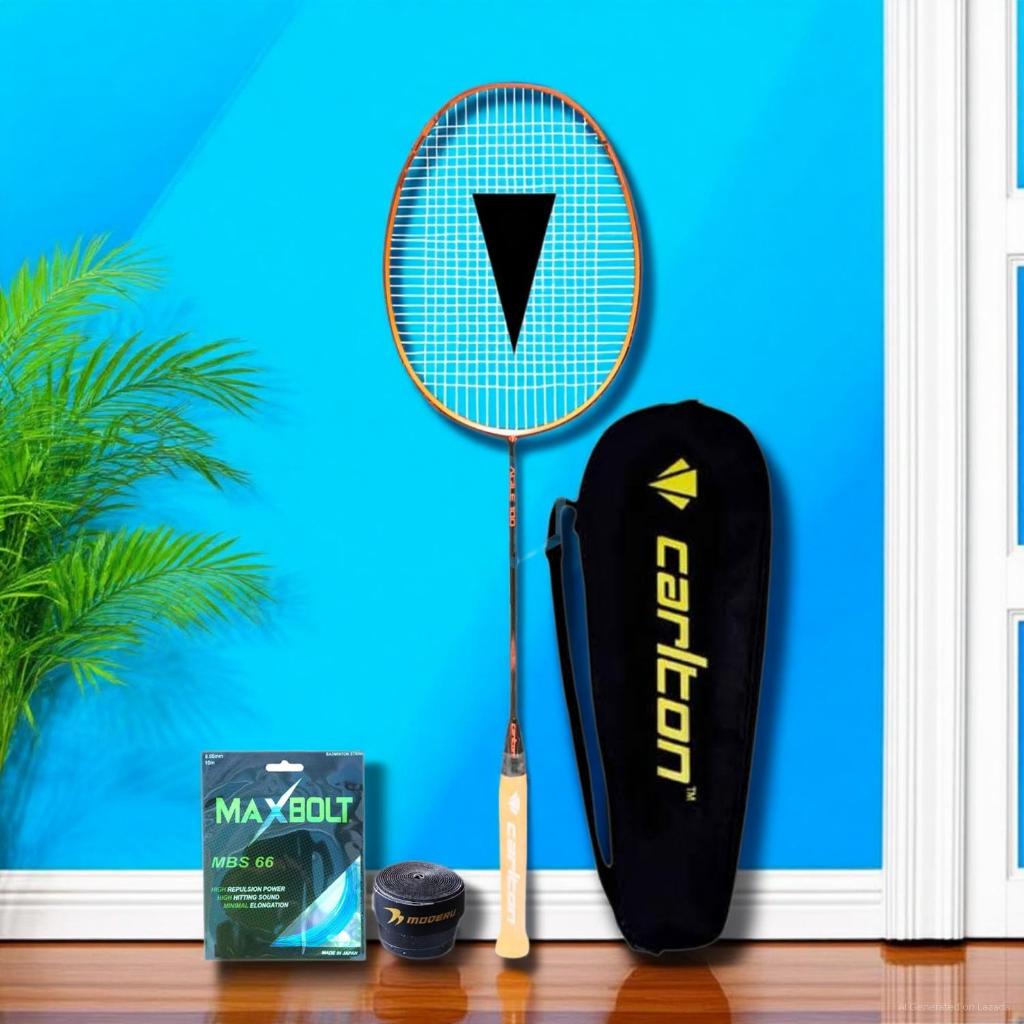 Raket Badminton Carlton Agile 100 Bonus Komplit Raket Carlton Agile 100