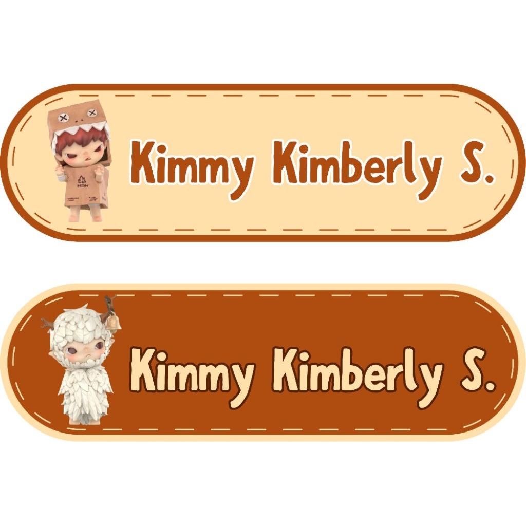 

Custom Sticker Nama anak untuk alat tulis sekolah stiker nama