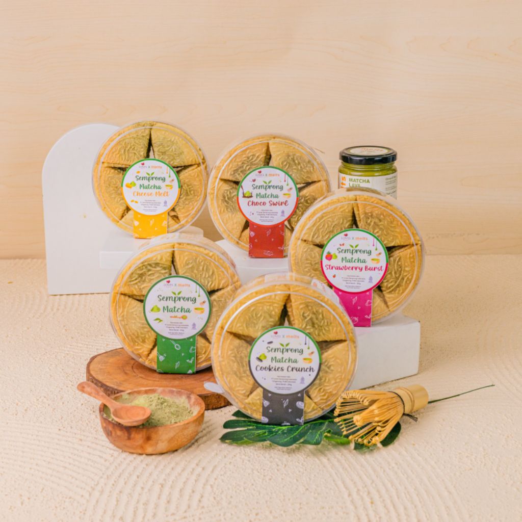

Matcha Series X Melts by Loves Semprong Renyah Gurih Wangi