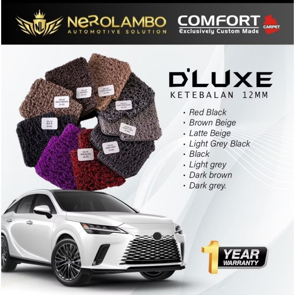 Karpet Comfort Deluxe BMW Z4 ~ 2 baris ( Tanpa Bagasi )
