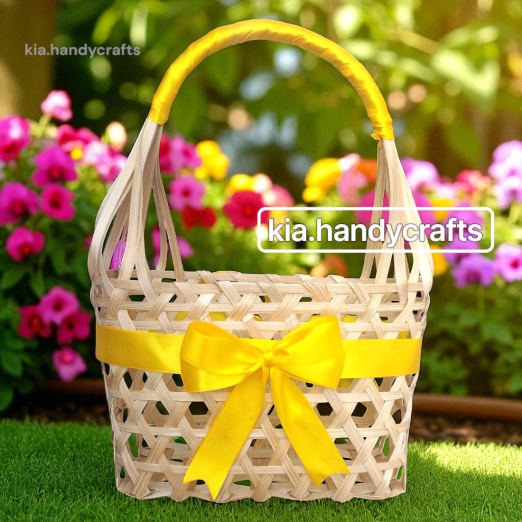 TAS BAMBU UNIK CANTIK BISA REQUEST HIASAN WARNA TAS CANTIK TAS UNIK