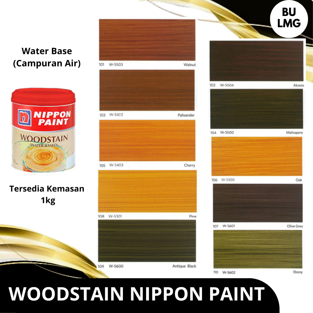 Cat Kayu Anti Rayap Dan Jamur || Nippon Paint [Woodstain]