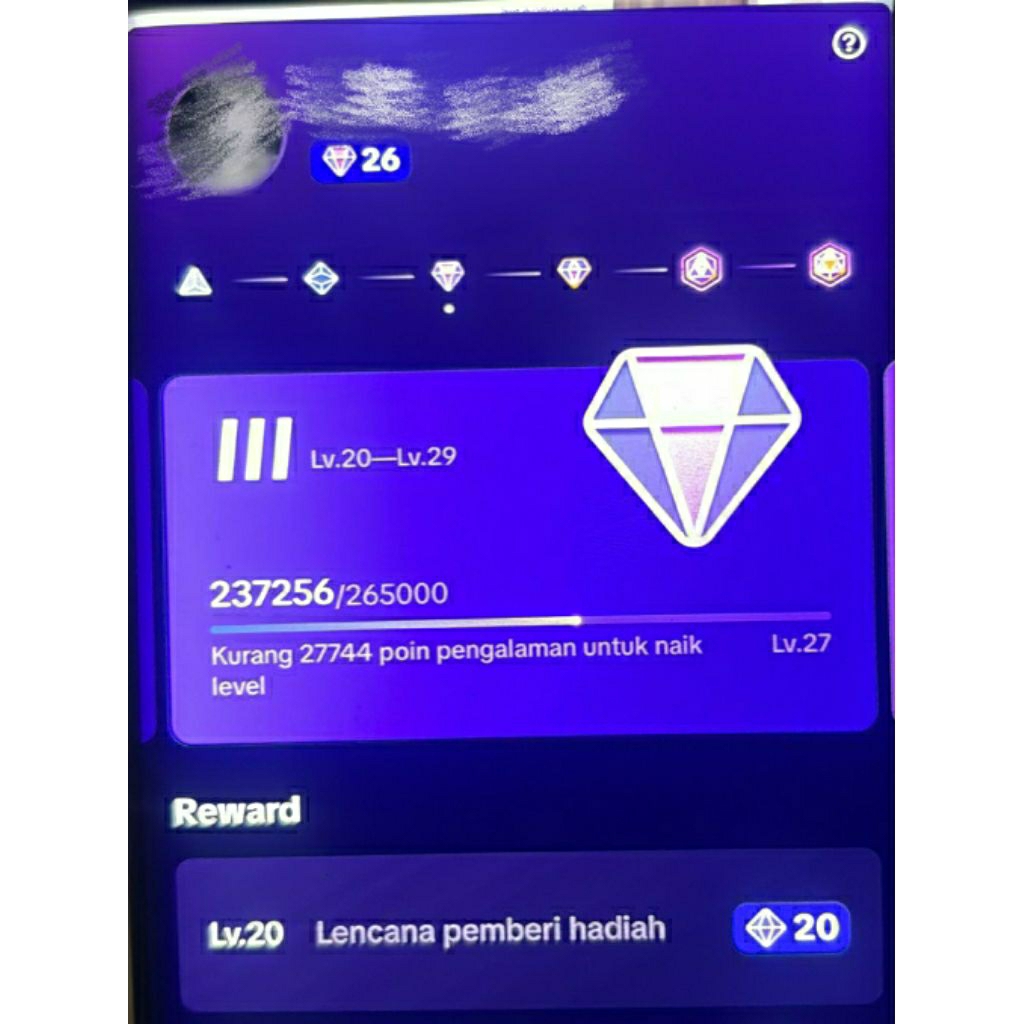 level tiktok 26 promo