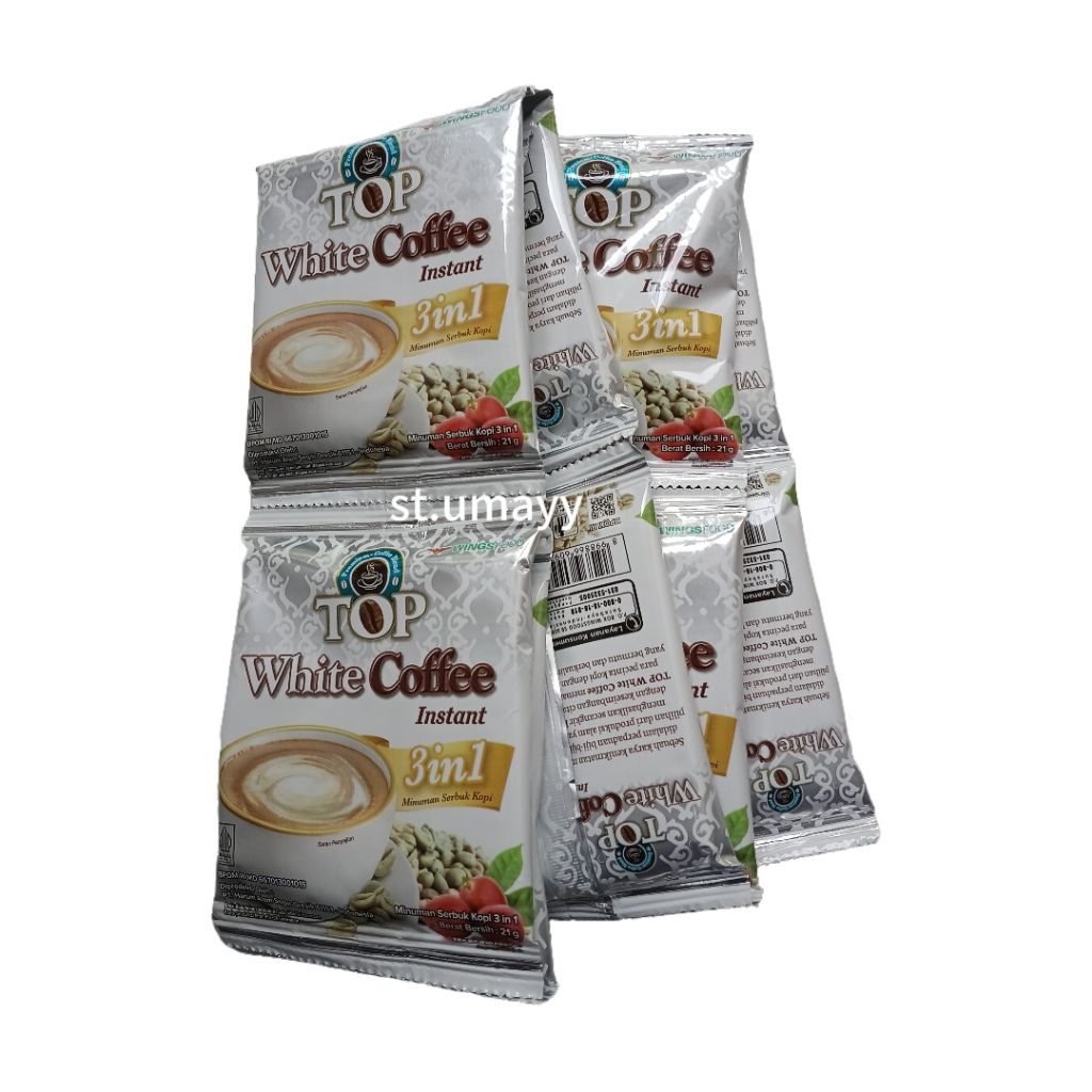 

kopi top white renceng isi 12 sachet
