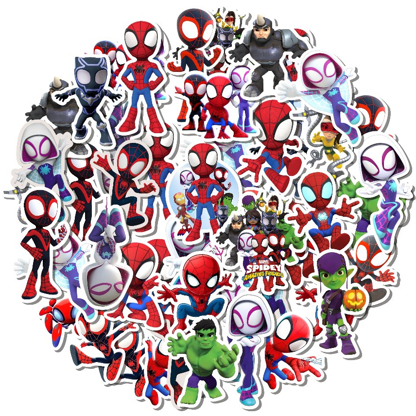 

Stiker Spidey Amazing Friends Sticker Edukasi Anak Spiderman Marvel
