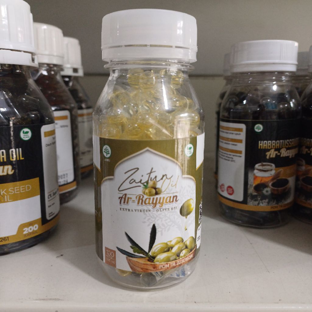 

Kapsul Zaitun Ar rayyan Extra Virgin Olive Oil Zaitun Super Prima