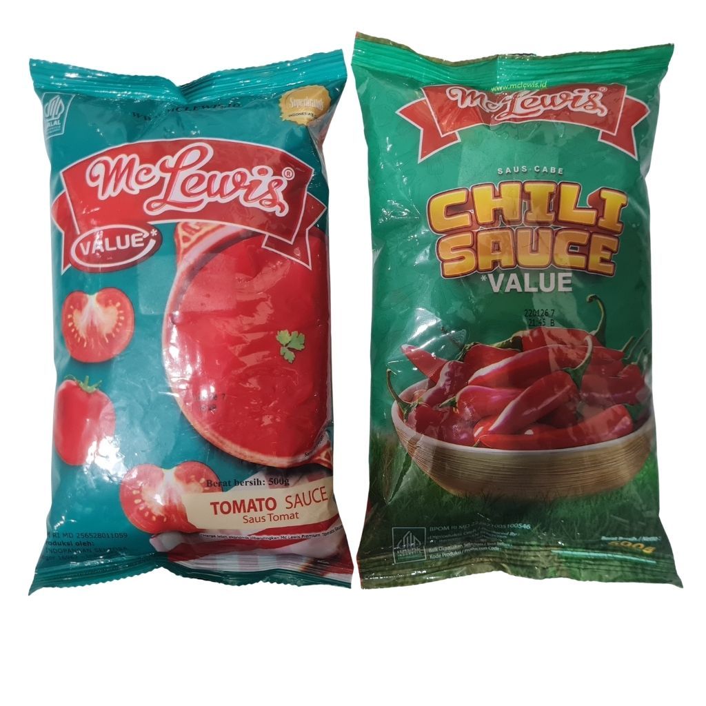 

Mc Lewis Saos Tomat / Mc Lewis Saus Cabai 500gr