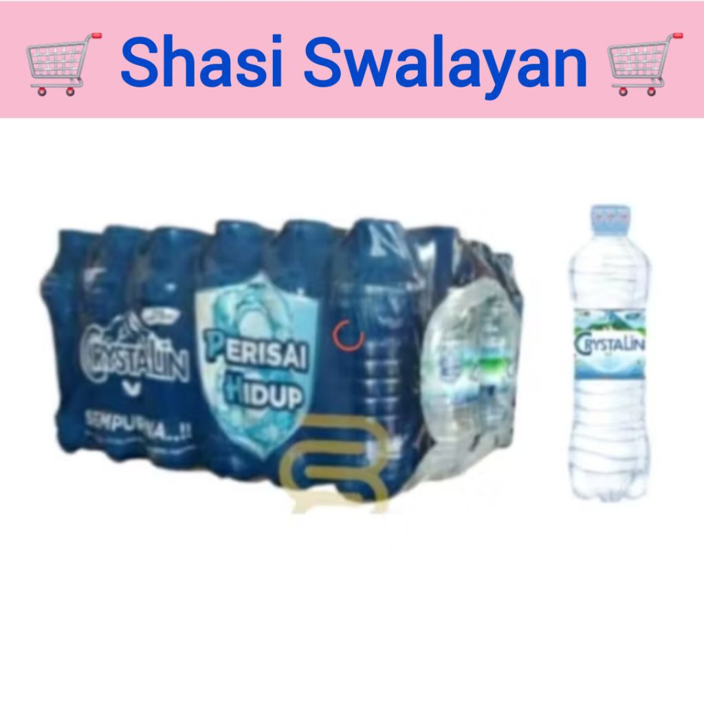 

CRYSTALIN Kecil 1 Dus 330 MI 24Pcs - Air Mineral Botol