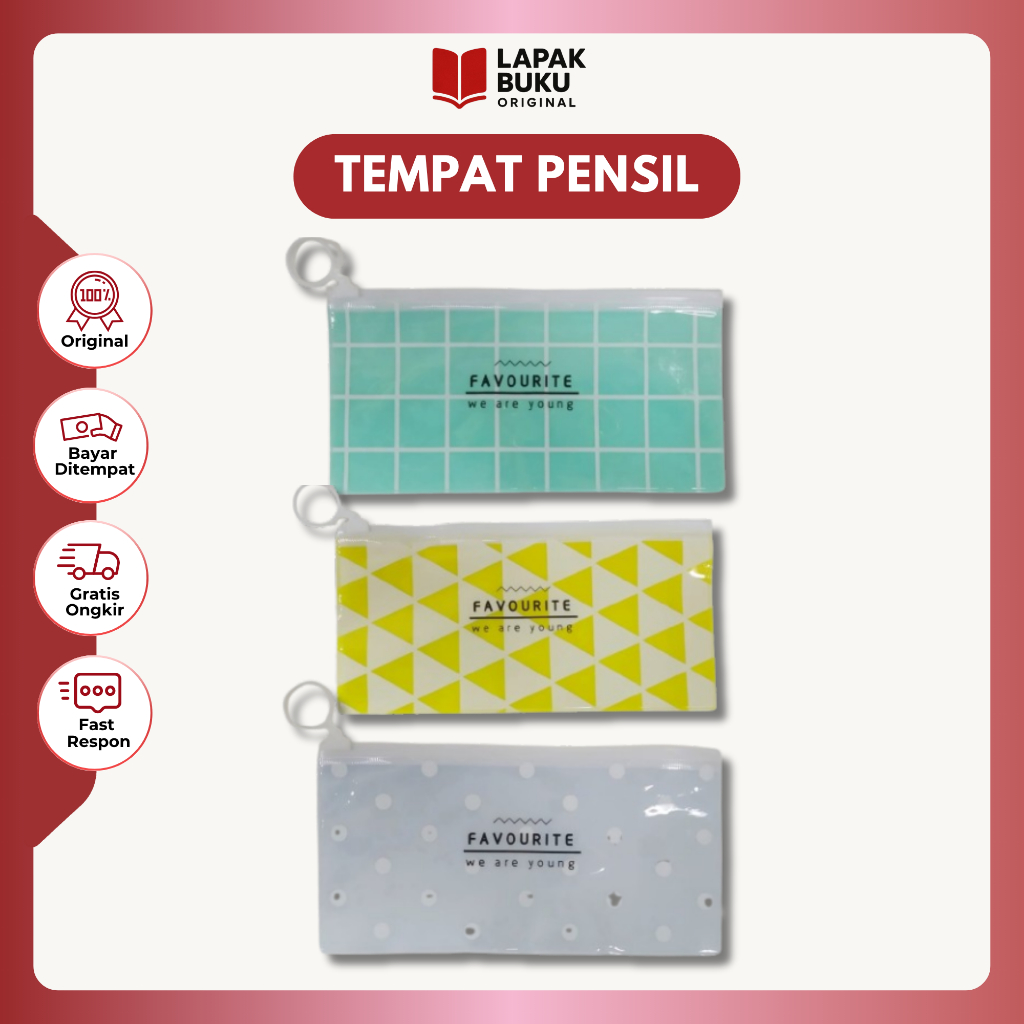 

Tempat Pensil Ziplock Transparant [ ]