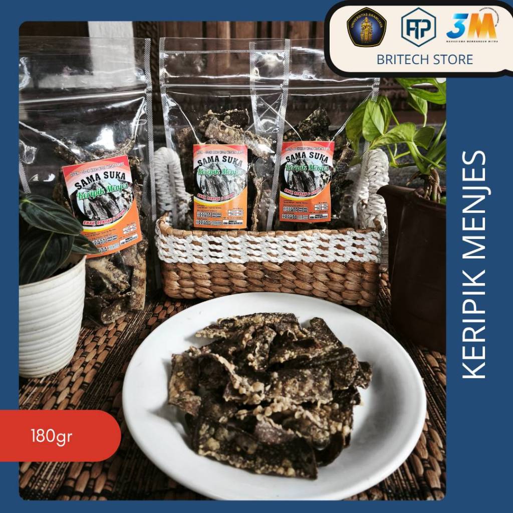 

Camilan Keripik Tempe dan Menjes (Sama Suka) 180 gram