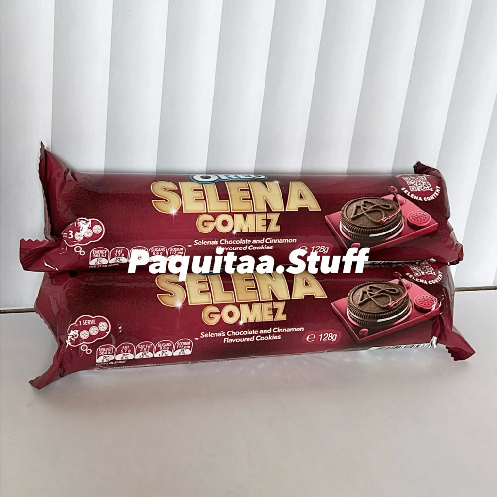 

New Limited Edition Signature OREO Chocolate Cinnamon Creme Cookies X SelenaGomez Slena Gomez S3LENA G0MEZ