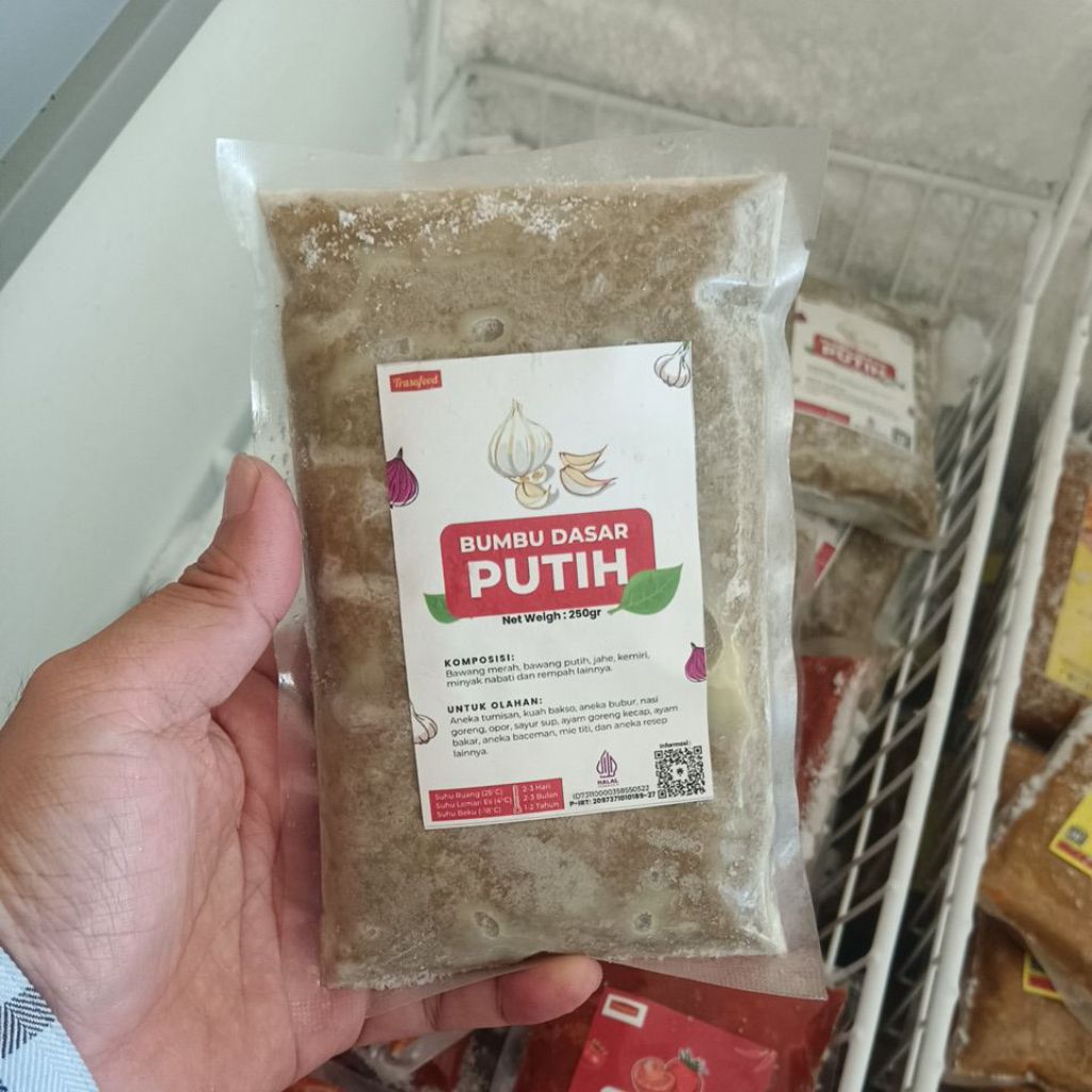 

Bumbu Dasar Putih Kemasan Plastik Cocok untuk Tumis Sayuran Kemasan 250 gr