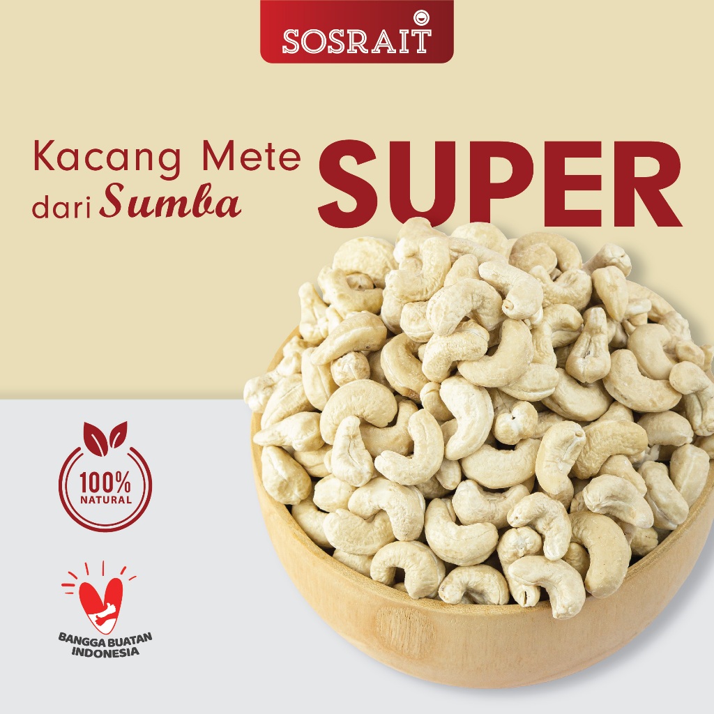 

Sosrait Kacang Mete W320 Sumba 1Kg