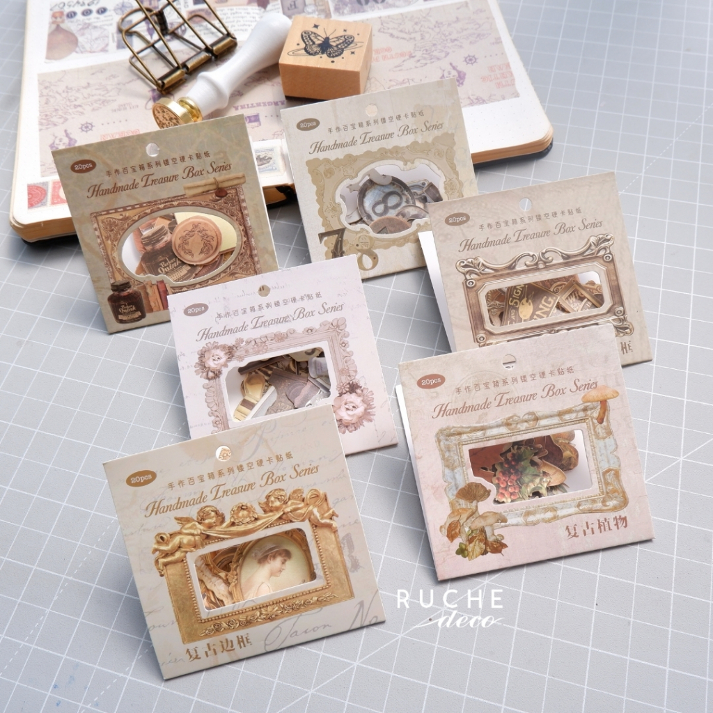 

RUCHE DECO - Sticker Pack - Vintage Treasure Box