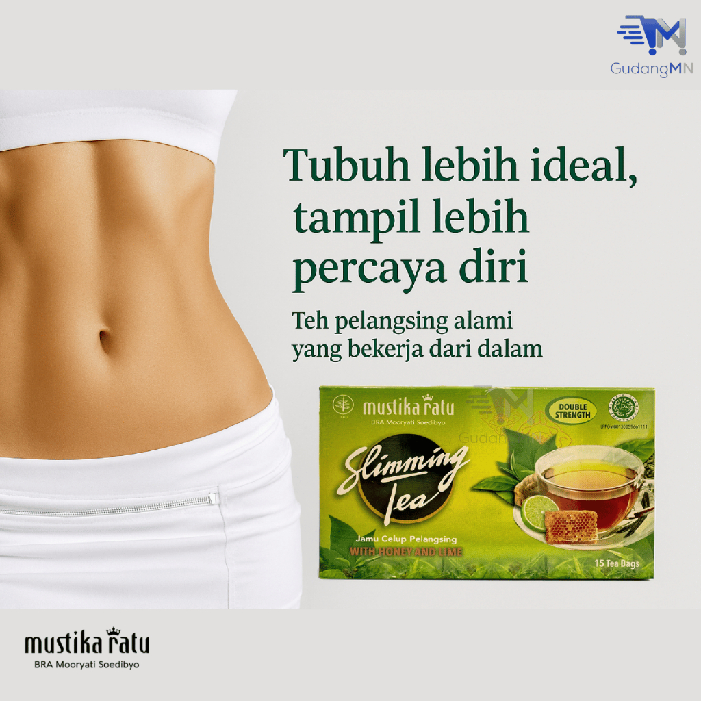 

Mustika Ratu Slimming Tea Honey and Lime 15 bag.