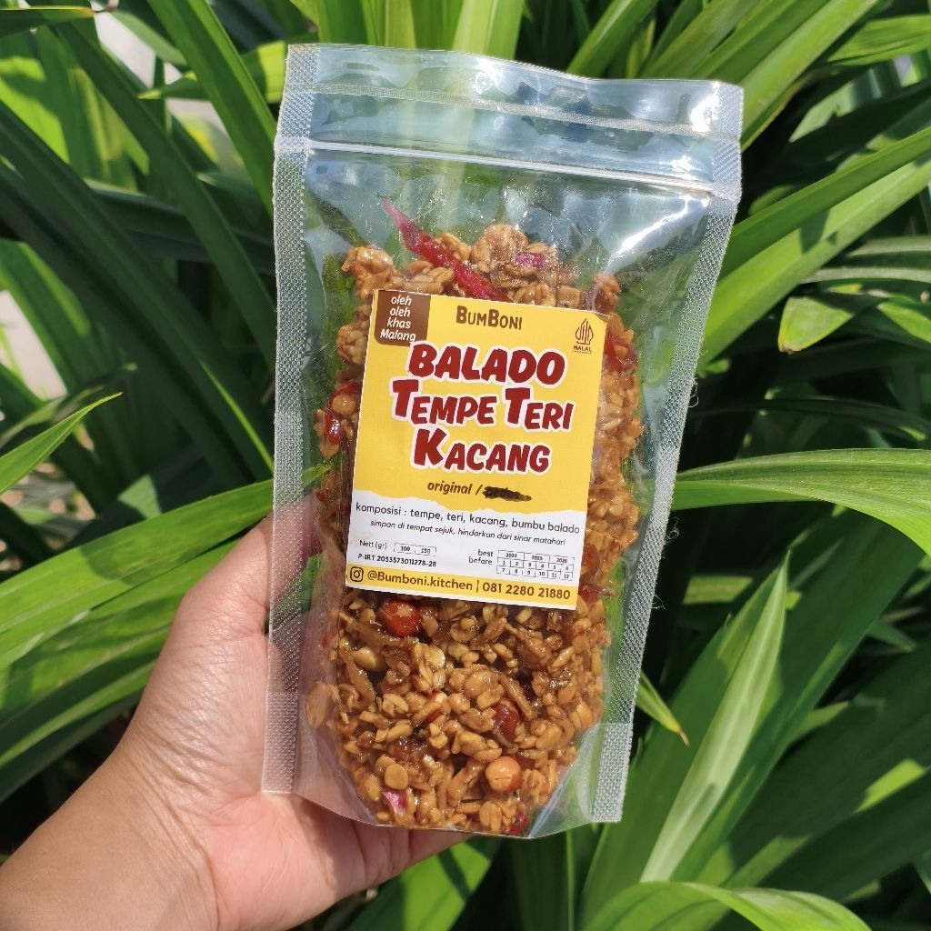 

BumBoni Balado Tempe Teri Kacang Gurih