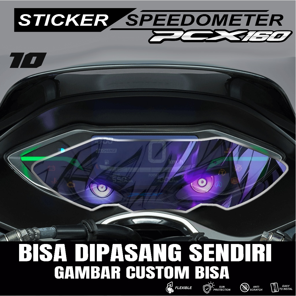 STICKER PELINDUNG SPEEDOMETER PCX 160 - STICKER ANTI GORES SPEEDOMETER PCX 160 ANIME TRANSPARAN