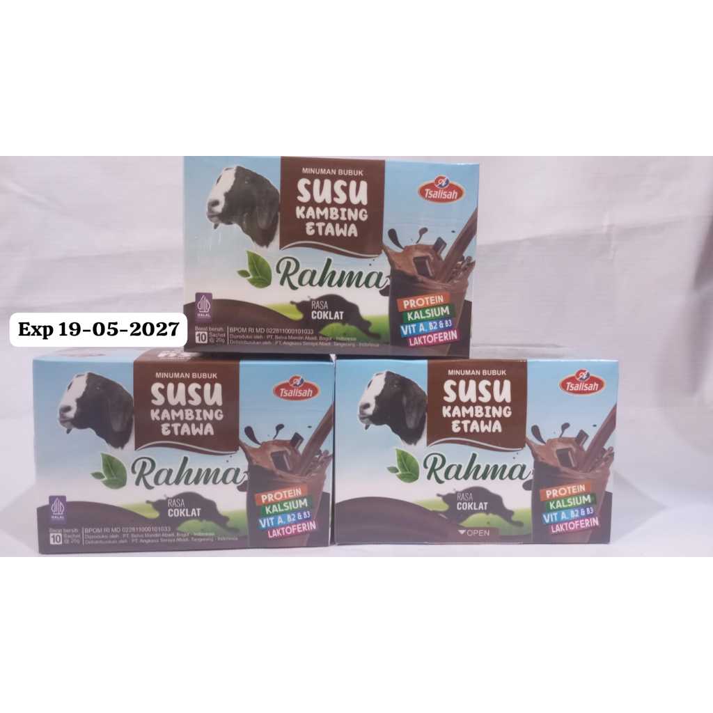 

Susu Kambing Etawa Rahma Varian Coklat , Jahe , Madu Dan Original Termurah