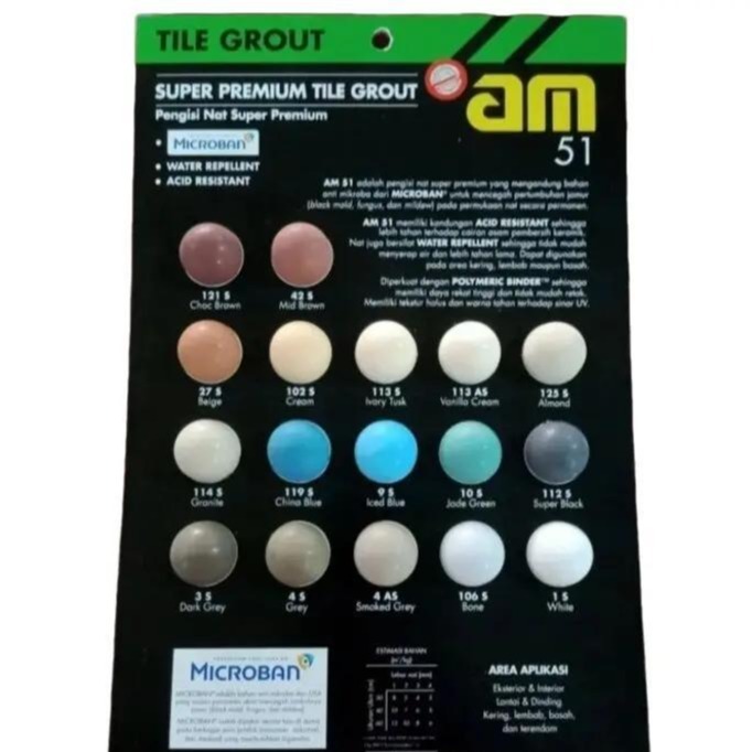 NAT KERAMIK AM 51 / AM51 PENGISI KERAMIK