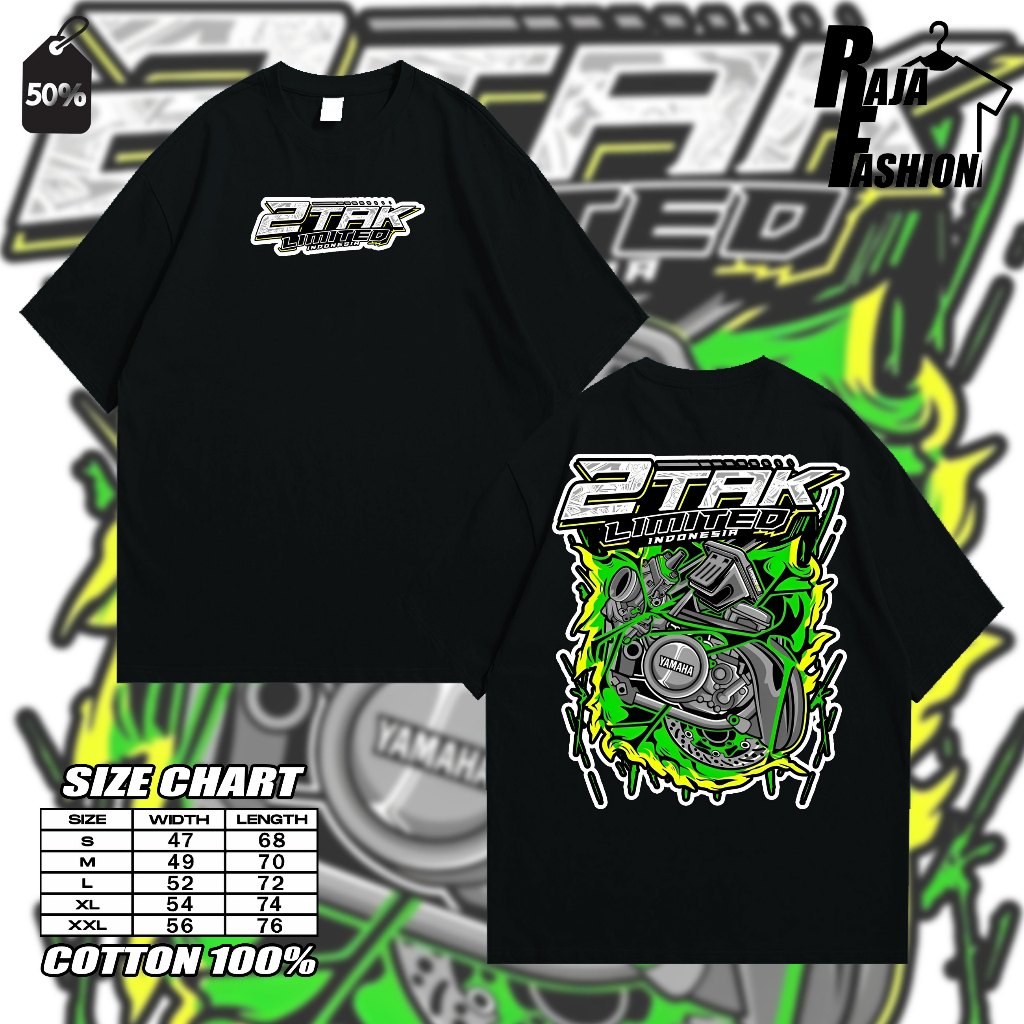 Kaos 2 Tak Limited | Kaos Mekanik Amatir | Kaos Racing Original | Baju Racing Original